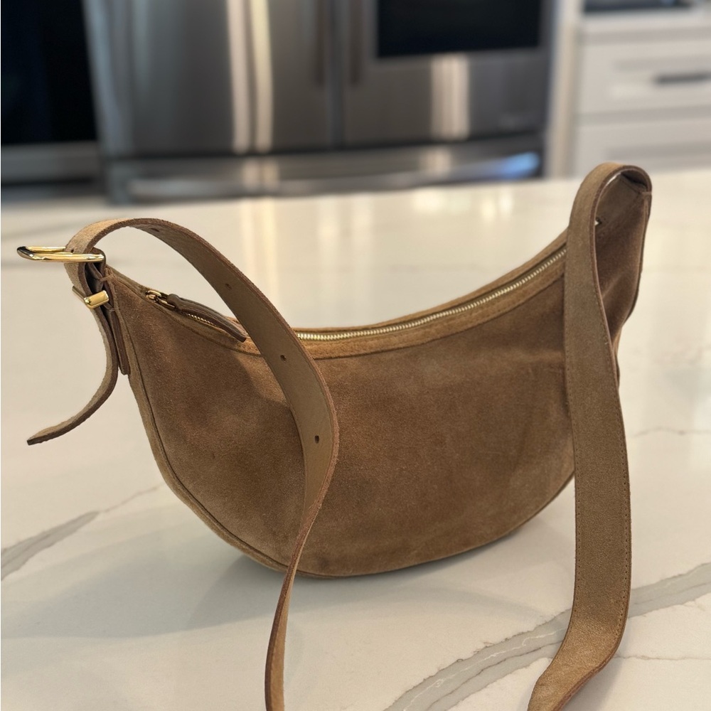 Madewell Tan Suede Shoulder Bag